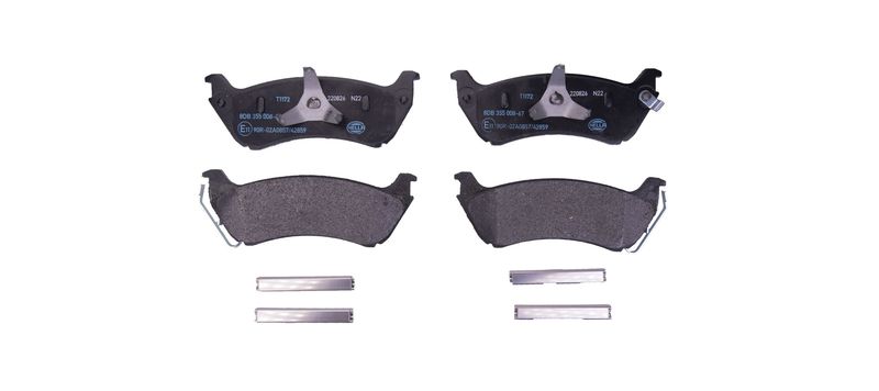 Mercedes ML Serisi W163 Fren Balatası Arka | HELLA 8DB 355 008-671