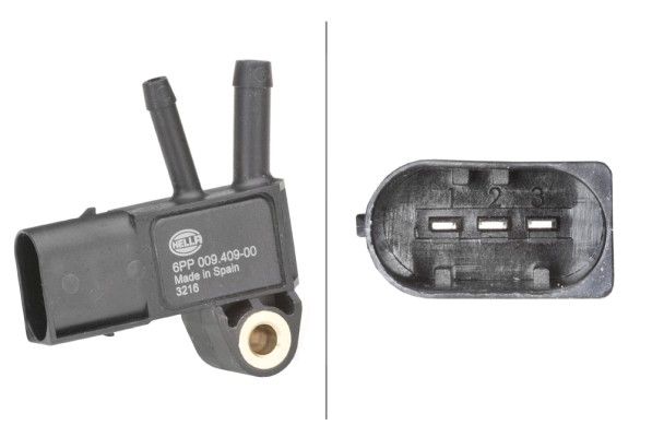 Mercedes C Serisi W204 OM646 Egzoz Basınç Sensörü | HELLA 6PP 009 409-001