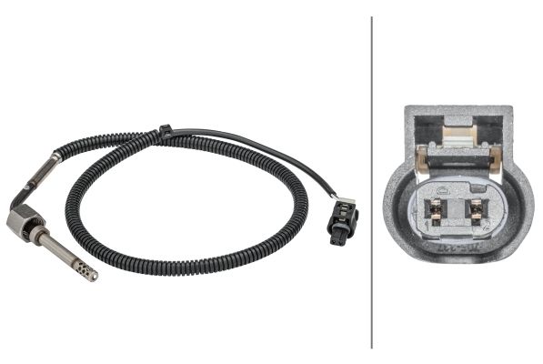 Mercedes GLK Serisi W204 M276 Egzoz Gazı Sıcaklık Sensörü | HELLA 6PT 358 181-411