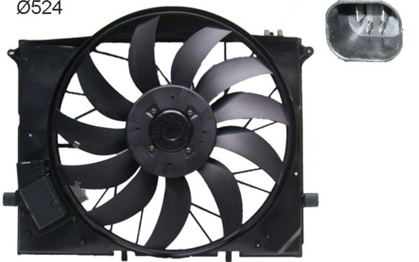Mercedes S Serisi W220 M112 Fan Pervanesi | MAHLE CFF 172 000S
