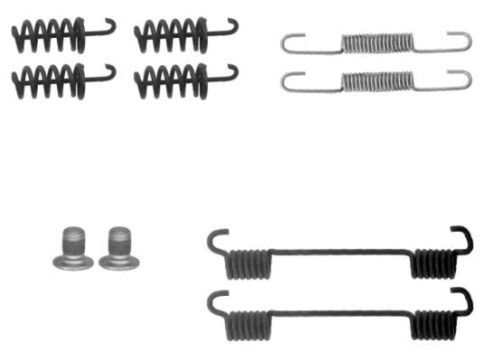 Mercedes GLK Serisi W204 El Freni Pabuç Aksesuar Kiti | HELLA 8DZ 355 202-111