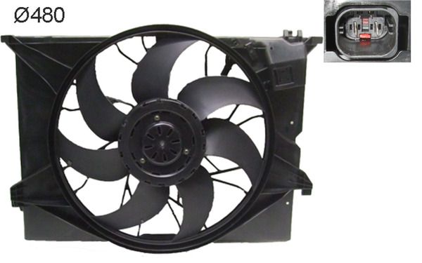 Mercedes S Serisi W221 OM651 Fan Pervanesi | MAHLE CFF 486 000S