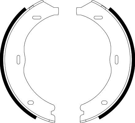 Mercedes Vito Serisi W639 El Freni Pabuç Seti | HELLA 8DA 355 050-561