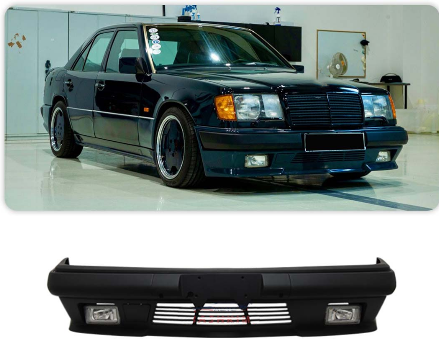 Mercedes W124 Kasa 1984-1993 AMG GEN1 Komple Tampon Ön Bandlı Sisli | WENDER MA1248800540S2