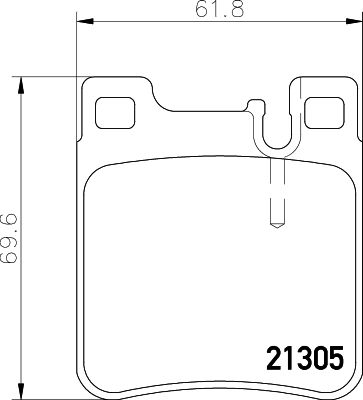 Mercedes S Serisi W140 Fren Balatası Ön | HELLA 8DB 355 007-581
