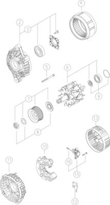 Mercedes C Serisi W202 M111 Alternatör | MAHLE MG 19