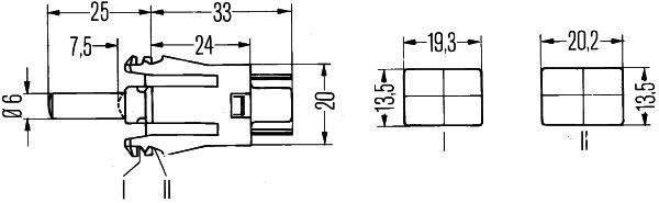 Mercedes W124 Kasa Kapı Şalteri | HELLA 6ZF 004 229-011