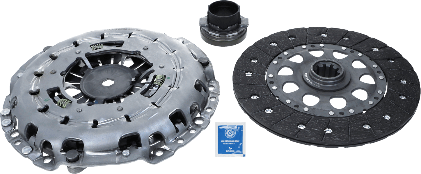 BMW 5 Serisi E39 530 d M57 Debriyaj Seti + Rulman | SACHS 3000 951 877