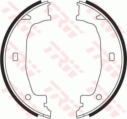BMW 1 Serisi E81 120i N43 Arka Fren Pabucu | TRW GS8432