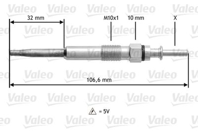 BMW 1 Serisi E87 M47 Kızdırma Bujisi | VALEO 345134
