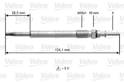 BMW 7 Serisi E65 M67 Kızdırma Bujisi | VALEO 345200