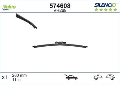 BMW 1 Serisi E87 Silecek Süpürgesi | VALEO 574608