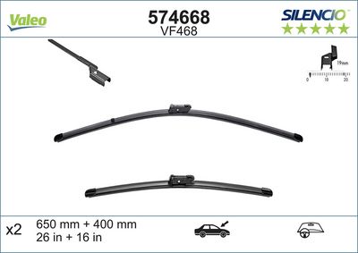 BMW 8 Serisi G15 Silecek Süpürgesi | VALEO 574668