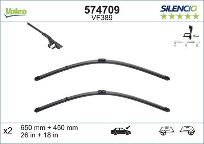 BMW 5 Serisi F10 Silecek Süpürgesi | VALEO 574709