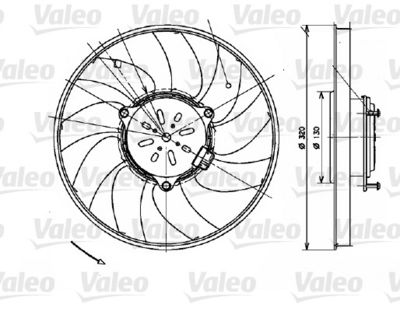 Mercedes Sprinter W906 OM651 Motor Soğutma Fanı | VALEO 696082
