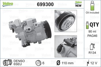 Mercedes A Serisi W168 M166 Klima Kompresörü | VALEO 699300