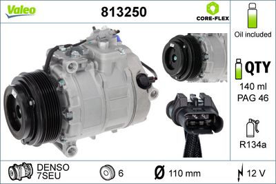 BMW 1 Serisi E87 N52 Klima Kompresörü | VALEO 813250
