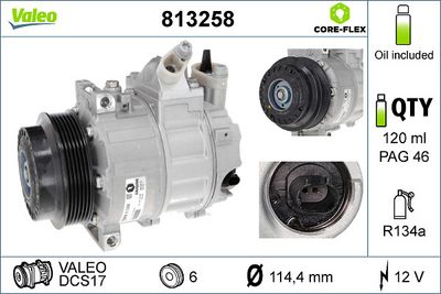 Mercedes C Serisi W204 M271 Klima Kompresörü | VALEO 813258