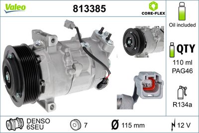 Mercedes Vito Serisi W447 OM622 Klima Kompresörü | VALEO 813385