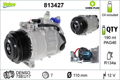 Mercedes GL Serisi W164 OM642 Klima Kompresörü | VALEO 813427