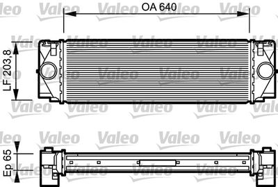 Mercedes Sprinter W906 OM646 Turbo İntercooler Radyatörü | VALEO 817994