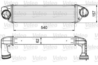 BMW X3 Serisi E83 N47 Turbo İntercooler Radyatörü | VALEO 818642