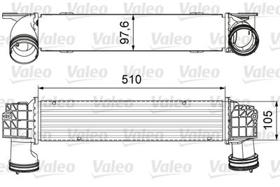 BMW 3 Serisi E90 N57 Turbo İntercooler Radyatörü | VALEO 818664